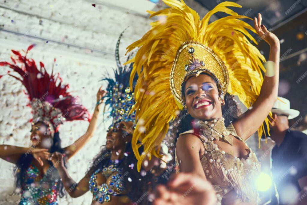 Show brasileno de carnaval samba para pasacalles